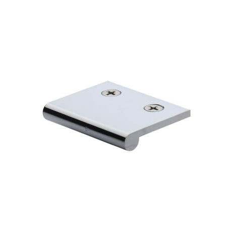 Heritage Brass Cabinet Hardware Polished Chrome / Edge Pull / 50mm Heritage Brass - EP Edge Pull Cabinet Handle 50mm Polished Chrome Finish