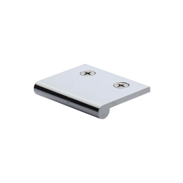 Heritage Brass Cabinet Hardware Polished Chrome / Edge Pull / 50mm Heritage Brass - EP Edge Pull Cabinet Handle 50mm Polished Chrome Finish