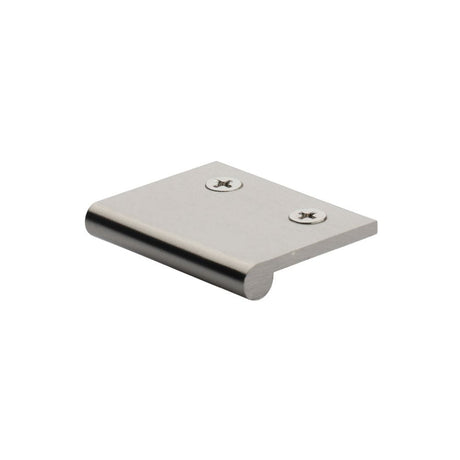 Heritage Brass Cabinet Hardware Satin Nickel / Edge Pull / 50mm Heritage Brass - EP Edge Pull Cabinet Handle 50mm Satin Nickel Finish