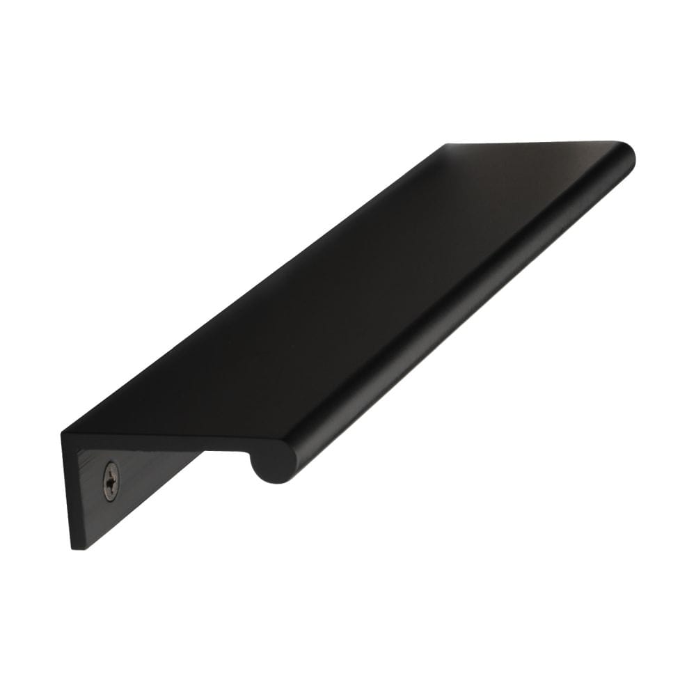Heritage Brass Cabinet Hardware Matt Black / Edge Pull / 200mm Heritage Brass - EPR Edge Pull Cabinet Handle 200mm Matt Black Finish