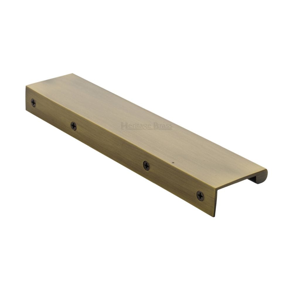 Heritage Brass Cabinet Hardware Antique Brass / Edge Pull / 200mm Heritage Brass - EPTR Edge Pull Cabinet Handle 200mm Antique Brass Finish