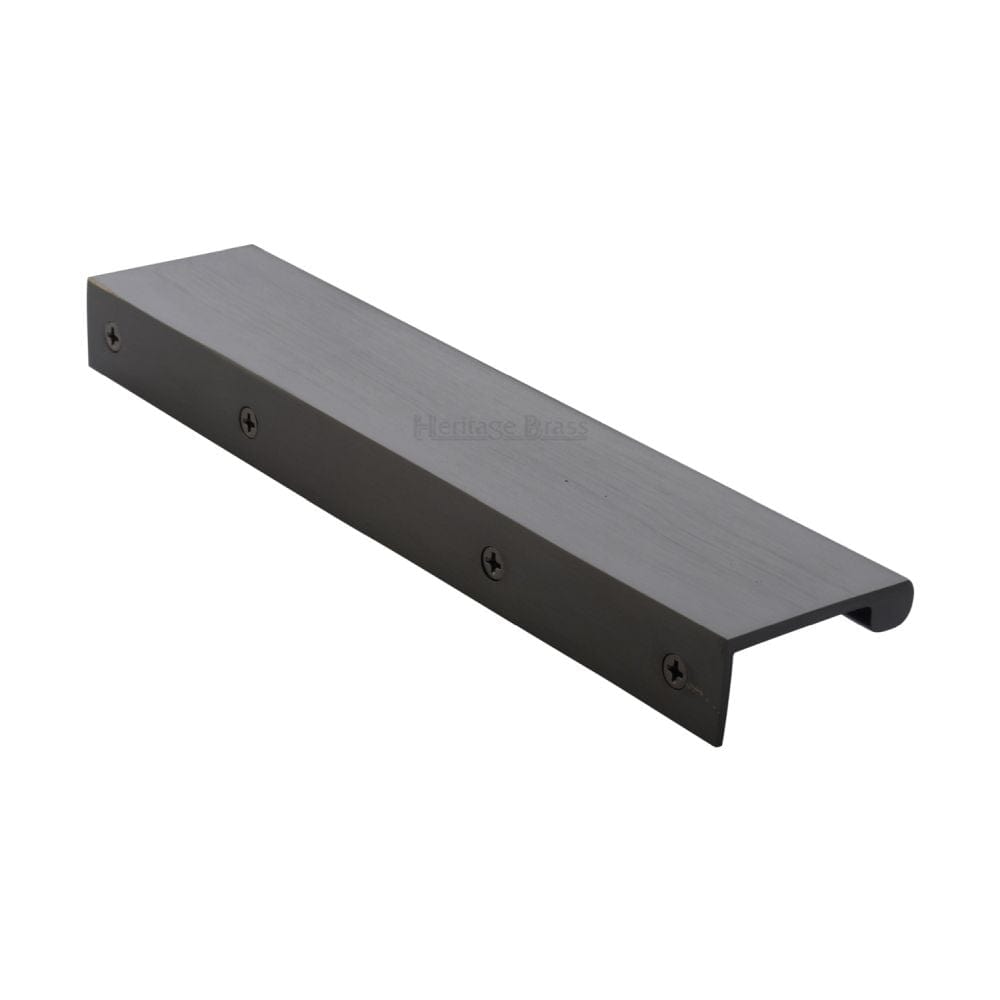 Heritage Brass Cabinet Hardware Matt Bronze / Edge Pull / 200mm Heritage Brass - EPTR Edge Pull Cabinet Handle 200mm Matt Bronze Finish