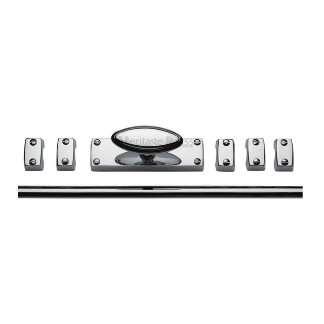 Heritage Brass Accessories Polished Chrome / Espagnolette Bolts Heritage Brass - Espagnolette Bolt Polished Chrome Finish