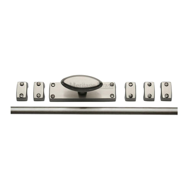 Heritage Brass Accessories Satin Nickel / Espagnolette Bolts Heritage Brass - Espagnolette Bolt Satin Nickel Finish