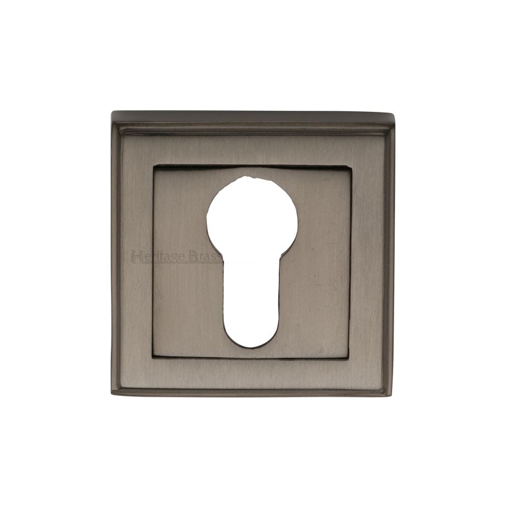 Heritage Brass Door Furniture Matt Bronze / Euro Profile Escutcheons Heritage Brass - Euro Profile Cylinder Escutcheon Matt Bronze Finish