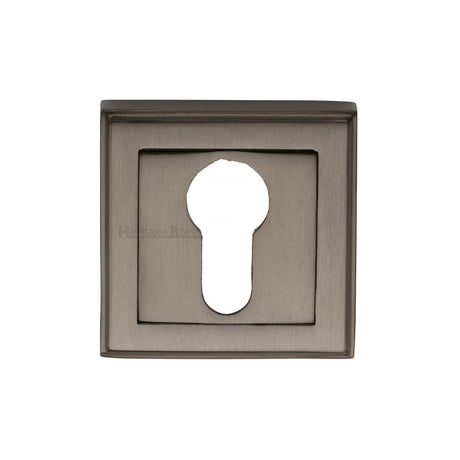 Heritage Brass Door Furniture Matt Bronze / Euro Profile Escutcheons Heritage Brass - Euro Profile Cylinder Escutcheon Matt Bronze Finish
