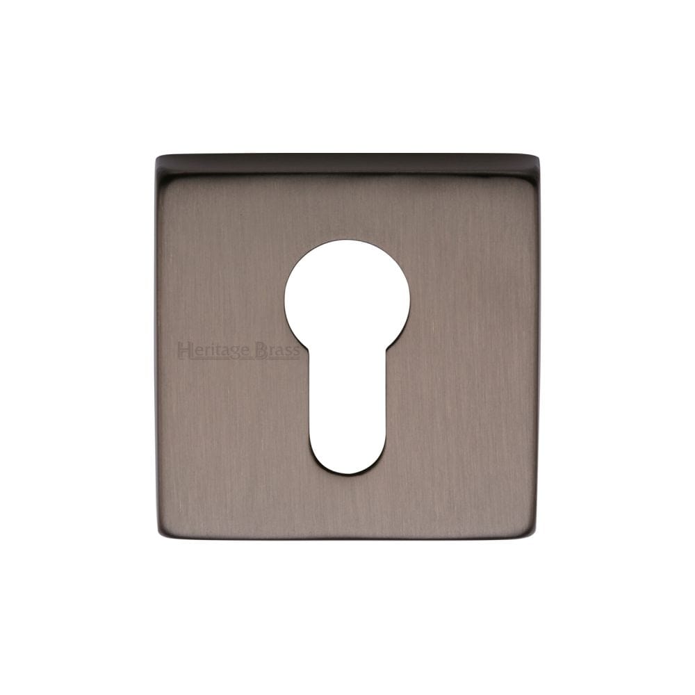 Heritage Brass Door Furniture Matt Bronze / Euro Profile Escutcheons Heritage Brass - Euro Profile Cylinder Escutcheon Matt Bronze Finish