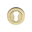Heritage Brass Door Furniture Satin Brass / Euro Profile Escutcheons Heritage Brass - Euro Profile Cylinder Escutcheon Satin Brass Finish
