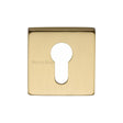 Heritage Brass Door Furniture Satin Brass / Euro Profile Escutcheons Heritage Brass - Euro Profile Cylinder Escutcheon Satin Brass Finish