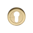 Heritage Brass Door Furniture Satin Brass / Euro Profile Escutcheons Heritage Brass - Euro Profile Cylinder Escutcheon Satin Brass Finish