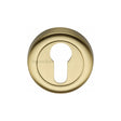 Heritage Brass Door Furniture Satin Brass / Euro Profile Escutcheons Heritage Brass - Euro Profile Cylinder Escutcheon Satin Brass Finish
