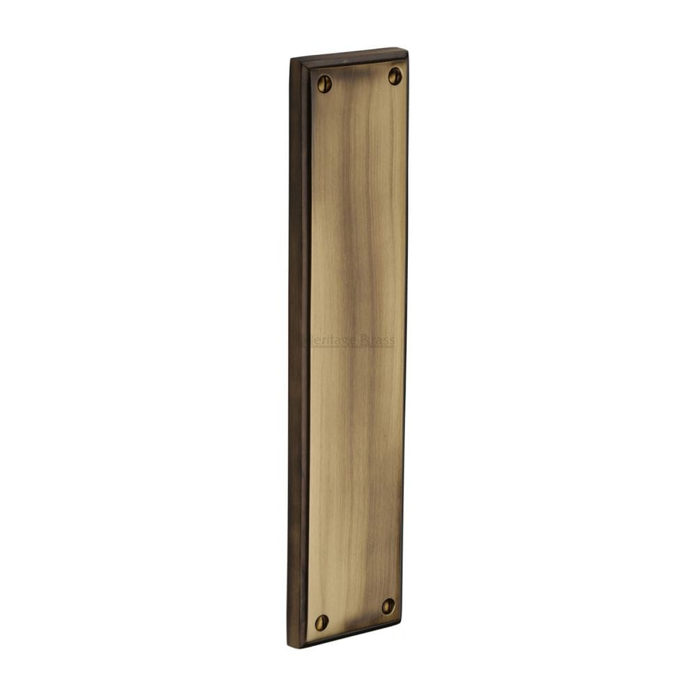 Heritage Brass Door Furniture Antique Brass / Finger Plates / 282 x 63mm Heritage Brass - Fingerplate 282 x 63mm - Antique Brass Finish