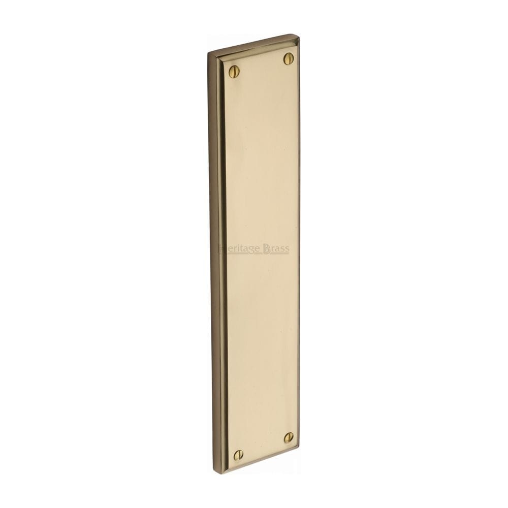 Heritage Brass Door Furniture Polished Brass / Finger Plates / 282 x 63mm Heritage Brass - Fingerplate 282 x 63mm - Polished Brass Finish