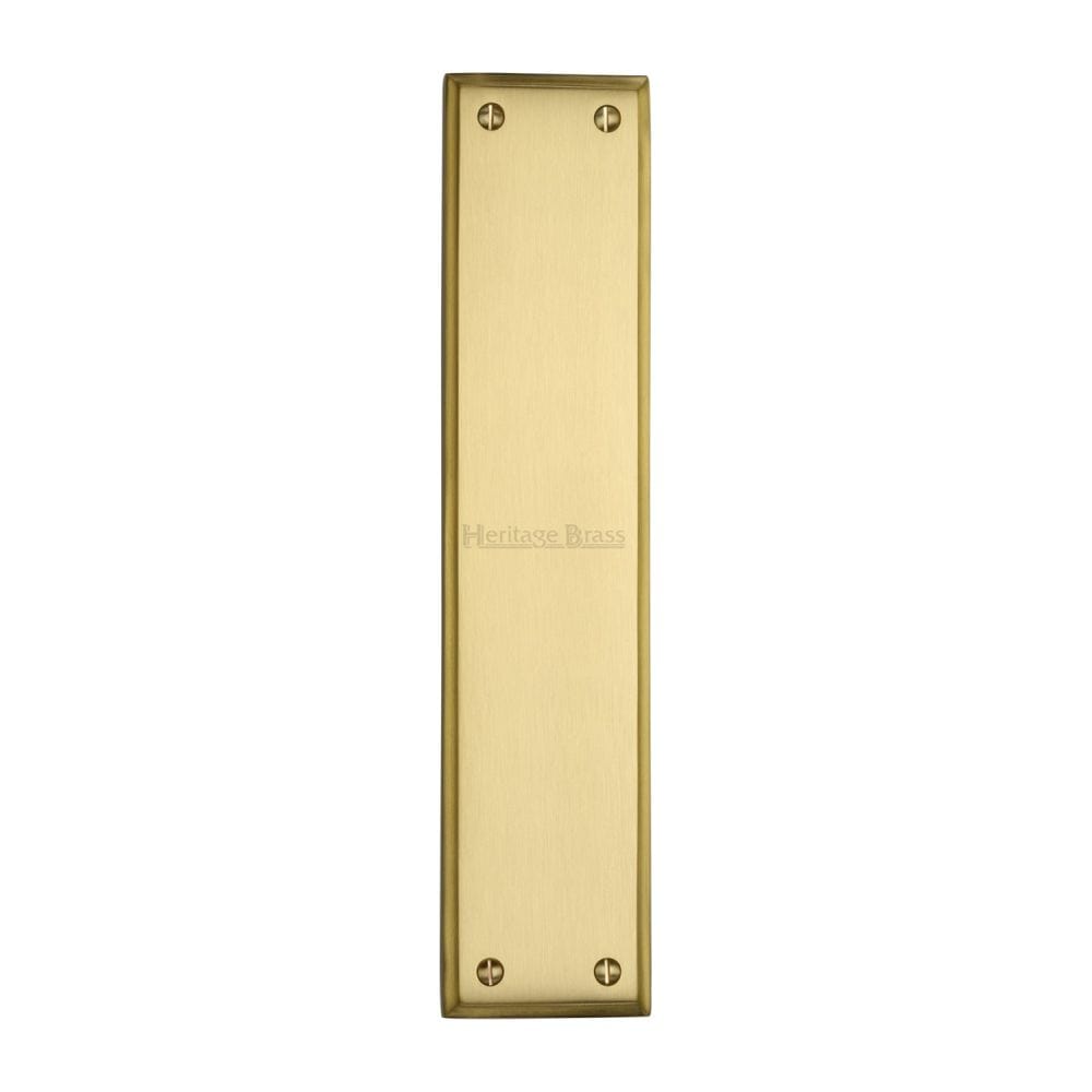Heritage Brass Door Furniture Satin Brass / Finger Plates / 282 x 63mm Heritage Brass - Fingerplate 282 x 63mm - Satin Brass Finish