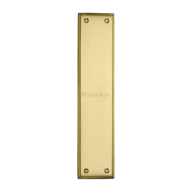 Heritage Brass Door Furniture Satin Brass / Finger Plates / 282 x 63mm Heritage Brass - Fingerplate 282 x 63mm - Satin Brass Finish