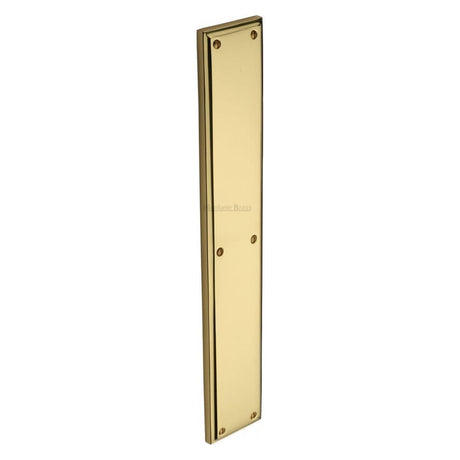 Heritage Brass Door Furniture Polished Brass / Finger Plates / 462 x 76mm Heritage Brass - Fingerplate 462 x 76mm - Polished Brass Finish