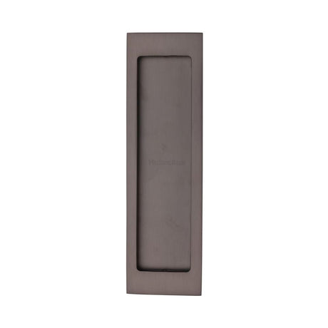 Heritage Brass Door Furniture Matt Bronze / Flush Handle / Rectangular Heritage Brass - Flush Pull 197mm Matt Bronze Finish
