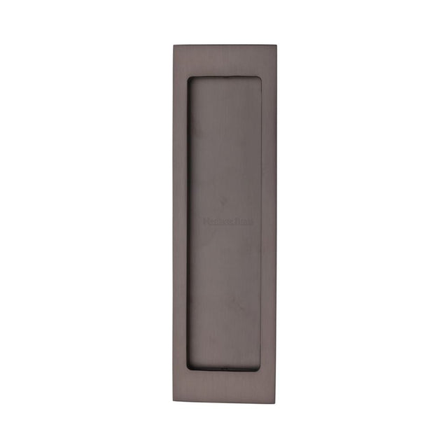 Heritage Brass Door Furniture Matt Bronze / Flush Handle / Rectangular Heritage Brass - Flush Pull 197mm Matt Bronze Finish