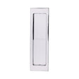 Heritage Brass Door Furniture Polished Chrome / Flush Handle / Rectangular Heritage Brass - Flush Pull 197mm Polished Chrome Finish