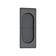 Heritage Brass Door Furniture Matt Black / Flush Pull / Rectangular Heritage Brass - Flush Pull Handle 105mm Matt Black Finish