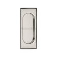 Heritage Brass Door Furniture Polished Nickel / Flush Handle / Rectangular Heritage Brass - Flush Pull Handle 105mm Polished Nickel Finish