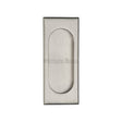 Heritage Brass Door Furniture Satin Nickel / Flush Handle / Rectangular Heritage Brass - Flush Pull Handle 105mm Satin Nickel Finish