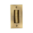 Heritage Brass Door Furniture Antique Brass / Flush Handle / Rectangular Heritage Brass - Flush Pull Handle 4" Antique Brass Finish