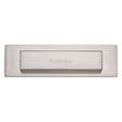 Heritage Brass Door Furniture Satin Nickel / Letter Plates / 280 x 80mm Heritage Brass - Gravity Letterplate 280 x 80mm - Satin Nickel Finish