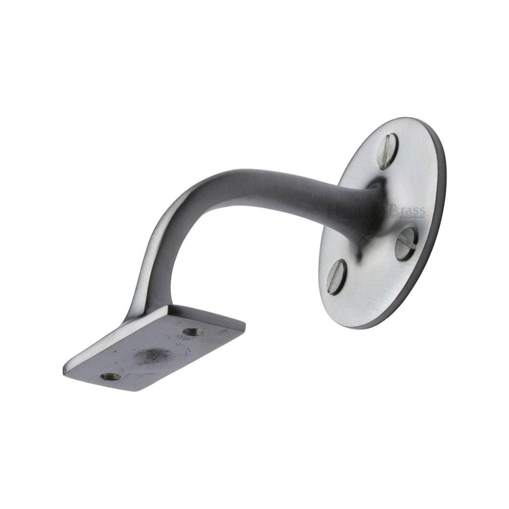 Heritage Brass Accessories Satin Chrome / 2.5" / 63mm Heritage Brass - Handrail Bracket 2 1/2" Satin Chrome Finish