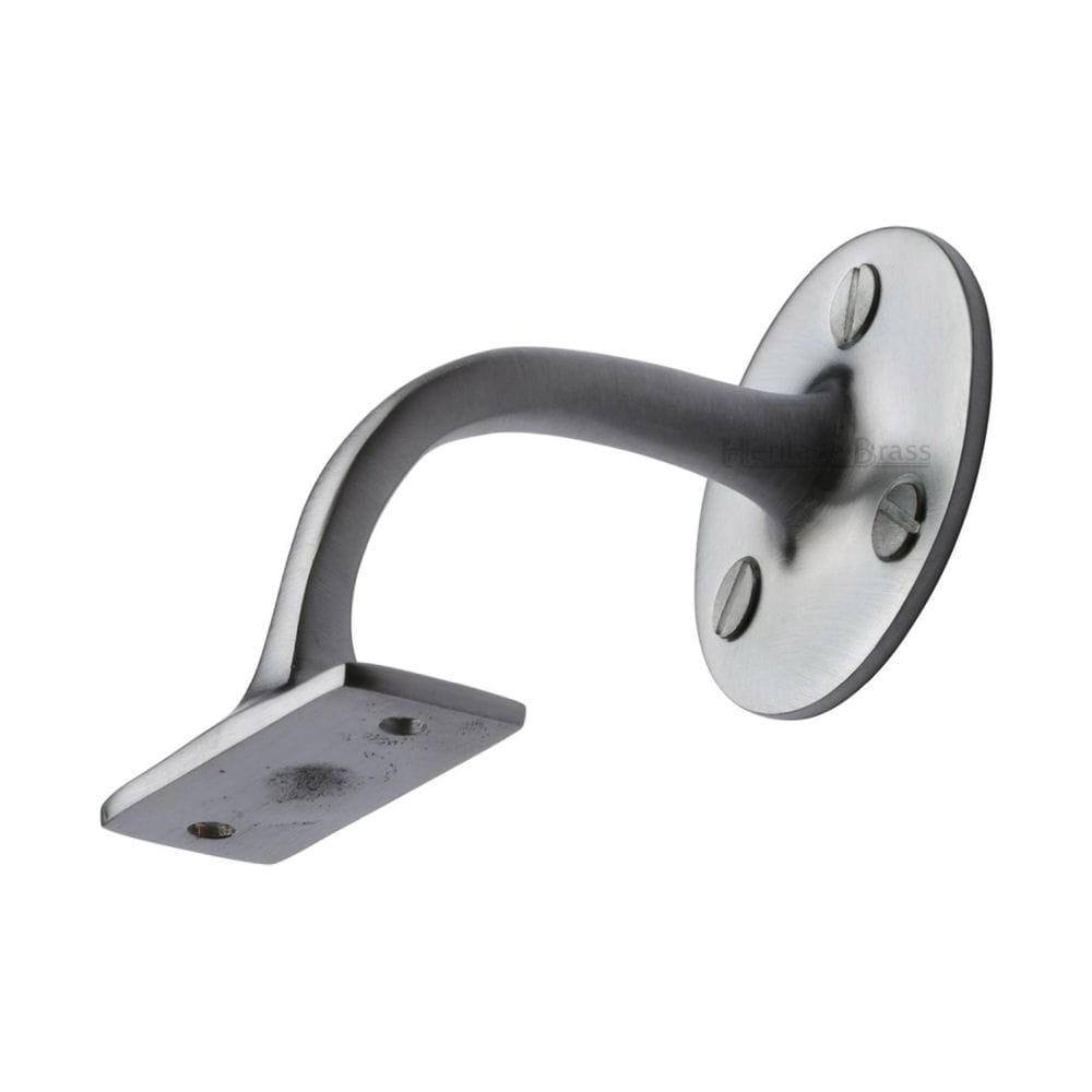 Heritage Brass Accessories Satin Chrome / 3" / 76mm Heritage Brass - Handrail Bracket 3" Satin Chrome Finish