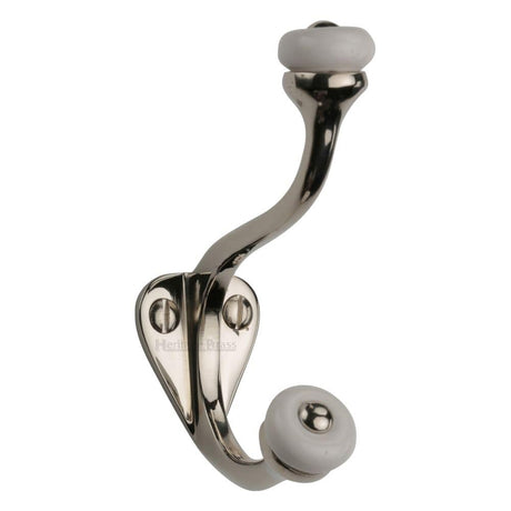 Heritage Brass Accessories Polished Nickel / Hat & Coat Hooks Heritage Brass - Hat & Coat Hook Polished Nickel Finish