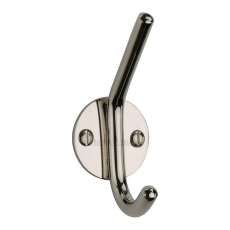 Heritage Brass Accessories Polished Nickel / Hat & Coat Hooks Heritage Brass - Hat & Coat Hook Polished Nickel Finish