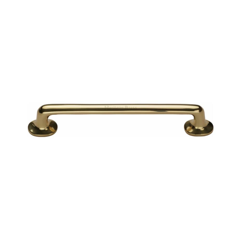 Heritage Brass Cabinet Hardware Polished Brass / Cabinet Pull Handles / 152mm c/c Heritage Brass - Heritage Cabinet Pull Traditional Design 152mm CTC Polished Brass F