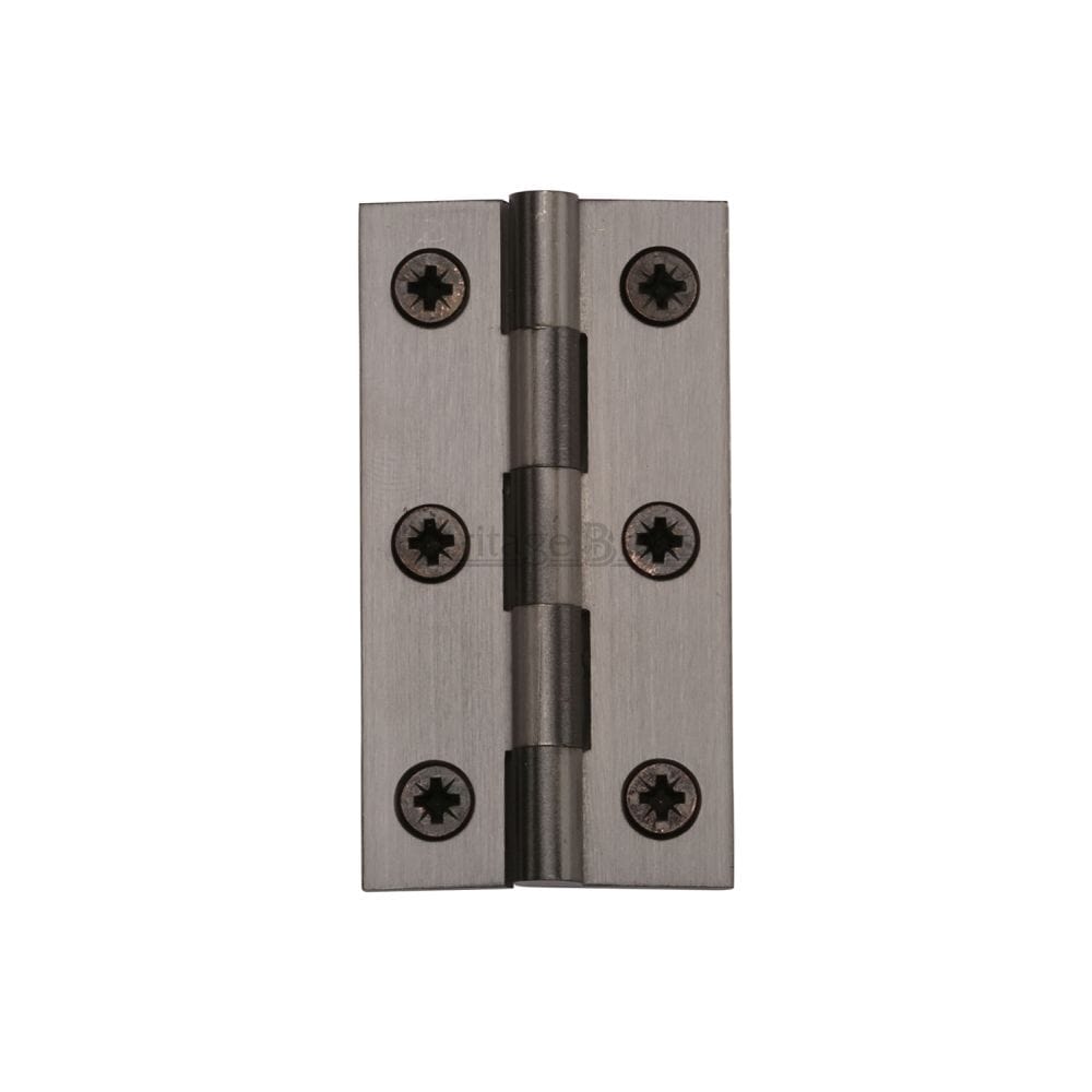 Heritage Brass Hinges Matt Bronze / Extruded Brass Hinge / 2.5" / 65mm Heritage Brass - Hinge Brass 2 1/2" x 1 3/8" Matt Bronze Finish