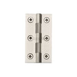 Heritage Brass Hinges Satin Nickel / Extruded Brass Hinge / 2.5" / 65mm Heritage Brass - Hinge Brass 2 1/2" x 1 3/8" Satin Nickel Finish