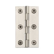 Heritage Brass Hinges Satin Nickel / Extruded Brass Hinge / 3" (76mm) Heritage Brass - Hinge Brass 3" x 1 5/8" Satin Nickel Finish