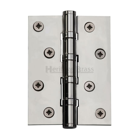 Heritage Brass Hinges Polished Chrome / Ball Bearing Hinges / 4" x (102mm) Heritage Brass - Hinge Brass with Ball Bearing 4" x 3" Polished Chrome Finish