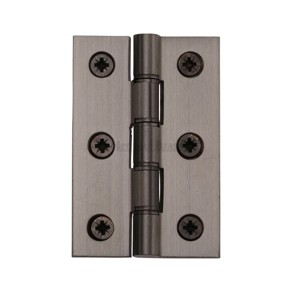 Heritage Brass Hinges Matt Bronze / Washered Hinges / 3" (76mm) Heritage Brass - Hinge Brass with Phosphor Washers 3" x 2" Matt Bronze Finish