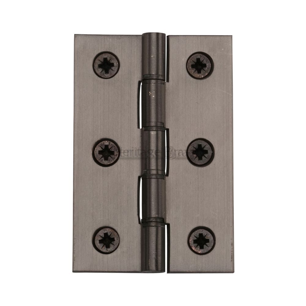 Heritage Brass Hinges Matt Bronze / Washered Hinges / 3" (76mm) Heritage Brass - Hinge Brass with Phosphor Washers 3" x 2" Matt Bronze Finish