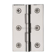Heritage Brass Hinges Polished Nickel / Washered Hinges / 3" (76mm) Heritage Brass - Hinge Brass with Phosphor Washers 3" x 2" Polished Nickel Finish