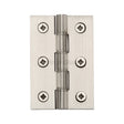 Heritage Brass Hinges Satin Nickel / Washered Hinges / 3" (76mm) Heritage Brass - Hinge Brass with Phosphor Washers 3" x 2" Satin Nickel Finish