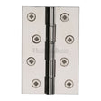 Heritage Brass Hinges Polished Nickel / Washered Hinges / 4" x (102mm) Heritage Brass - Hinge Brass with Phosphor Washers 4" x 2 5/8" Polished Nickel Finis