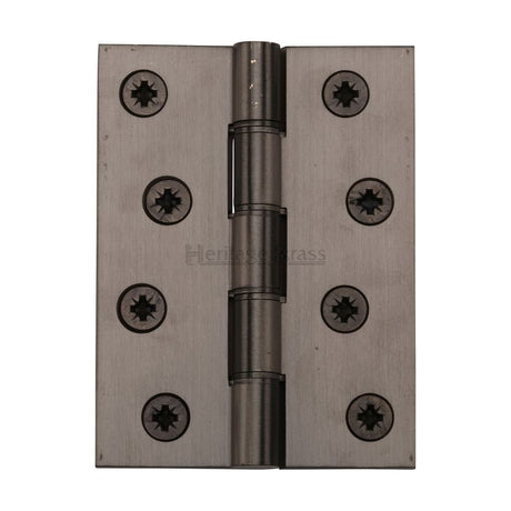 Heritage Brass Hinges Matt Bronze / Washered Hinges / 4" x (102mm) Heritage Brass - Hinge Brass with Phosphor Washers 4" x 3" Matt Bronze Finish