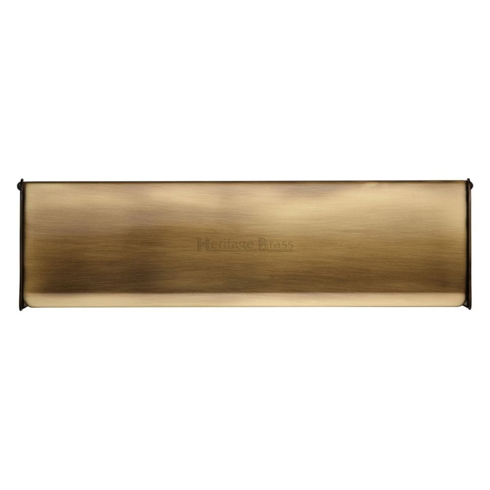 Heritage Brass Door Furniture Antique Brass / Interior Letter Flap / 299 x 83mm (11 3/4" x 3 1/2") Heritage Brass - Interior Letterflap 11 3/4" x 3 1/2"Antique Brass Finish