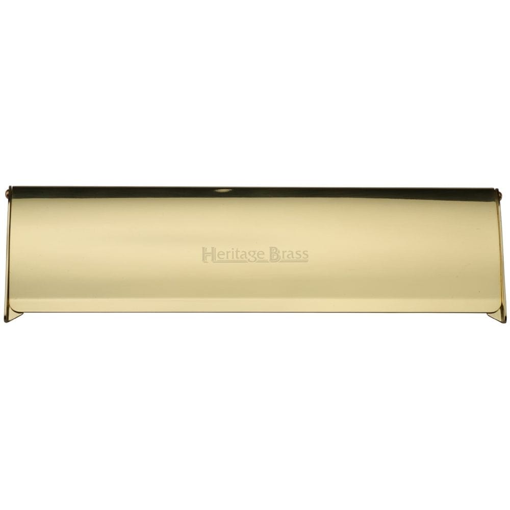 Heritage Brass Door Furniture Polished Brass / Interior Letter Flap / 299 x 83mm (11 3/4" x 3 1/2") Heritage Brass - Interior Letterflap 11 3/4" x 3 1/2"Polished Brass Finish