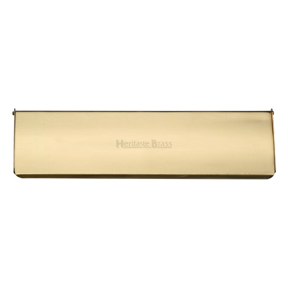 Heritage Brass Door Furniture Polished Brass / Interior Letter Flap / 280 x 83mm (11" x 3 3/4") Heritage Brass - Interior Letterflap 11" x 3 3/4"Polished Brass Finish
