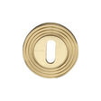 Heritage Brass Door Furniture Satin Brass / Mortice Key Profile Escutcheons Heritage Brass - Key Escutcheon Satin Brass Finish