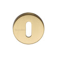 Heritage Brass Door Furniture Satin Brass / Mortice Key Profile Escutcheons Heritage Brass - Key Escutcheon Satin Brass Finish