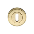 Heritage Brass Door Furniture Satin Brass / Mortice Key Profile Escutcheons Heritage Brass - Key Escutcheon Satin Brass Finish