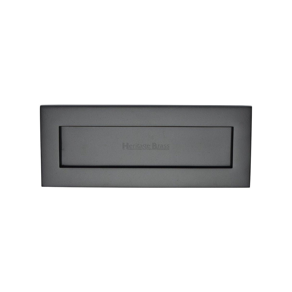 Heritage Brass Door Furniture Matt Black / Letter Plates / 254 x 102mm (10 x 4") Heritage Brass - Letterplate 10" x 4" Matt Black finish